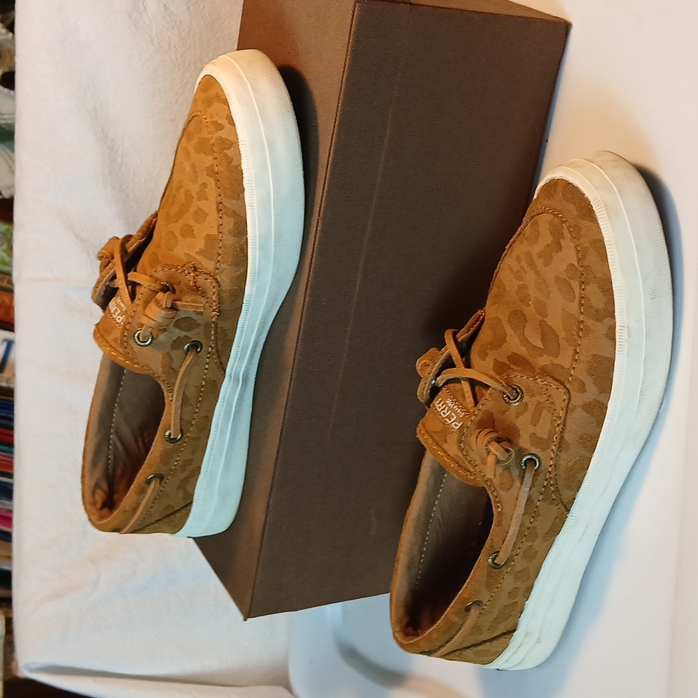 Sperry Leopard Print Boat Shoes